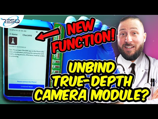 🤯NEW FUNCTION!: JC V1S Pro can now UNBIND the True Depth Camera Module?! - iPhone Face ID Repair