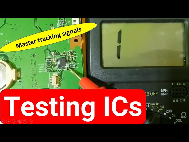 Complete Integrated Circuits ICs Testing tutorial - IC Pinout, IC Circuit Diagram - voltage tracking