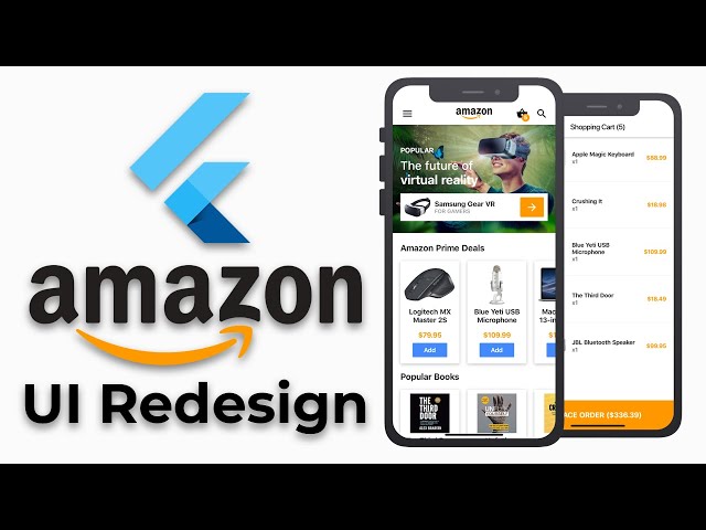 Flutter Amazon UI Redesign | Speed Code