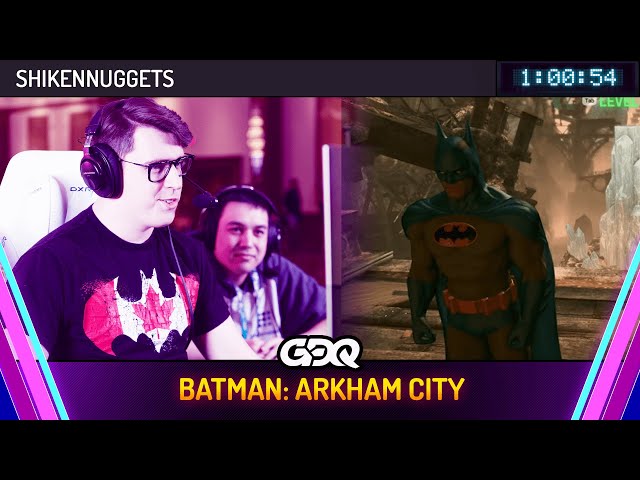 Batman: Arkham City by ShikenNuggets in 1:00:54 - Awesome Games Done Quick 2024