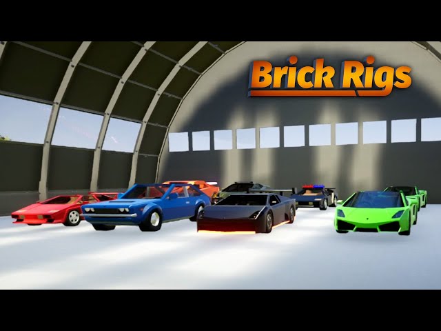 Police Discover Abandoned Hangar Full of Supercars Owned by Secret Millionaire Thief | Brick Rigs