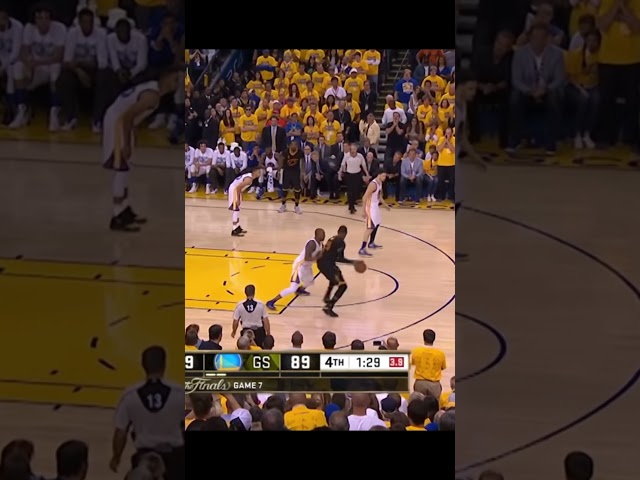 Last two minutes of Golden State Vs Cavs 2016 Game 7 NBA Finals #shorts
