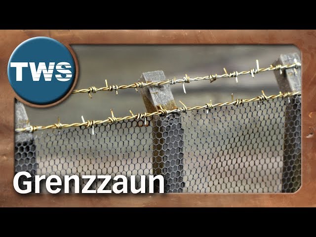 Tutorial: Grenzzaun / border fence (Tabletop-Gelände, TWS)