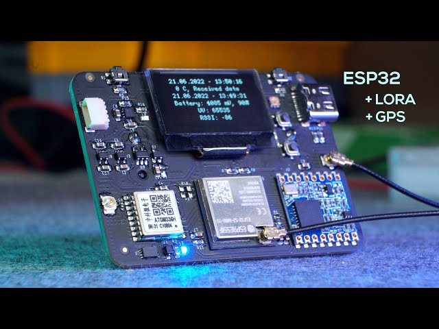 I built a LORA GPS-Tracker with ESP32 | makermoekoe