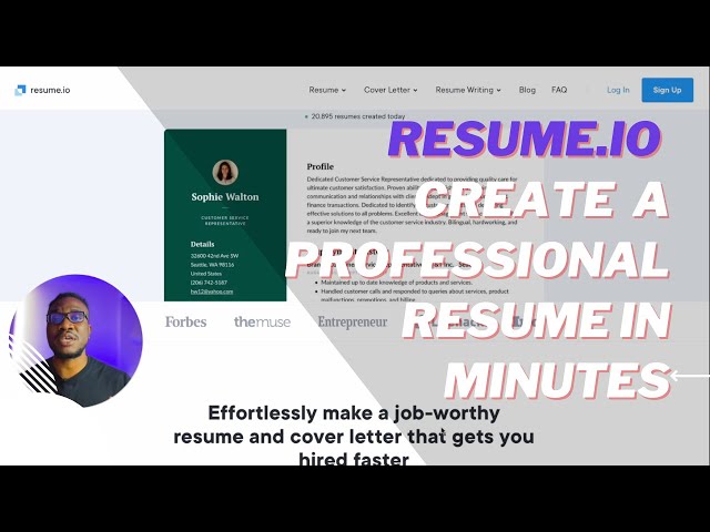 Resume.io Review | Create a professional resume in minutes