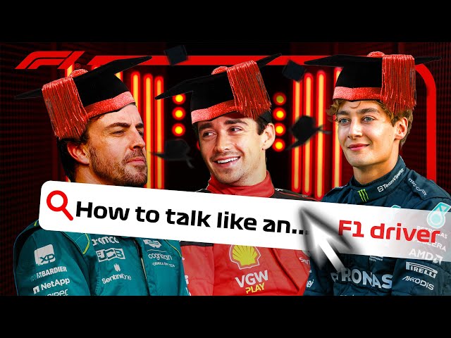 How To Talk Like An F1 Driver!