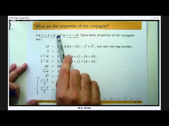 What is the complex conjugate?