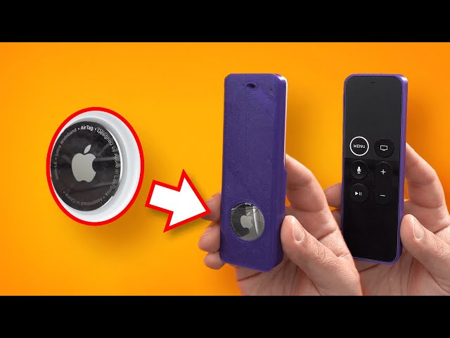 AirTag Apple TV Remote Case - Never Lose It Again!