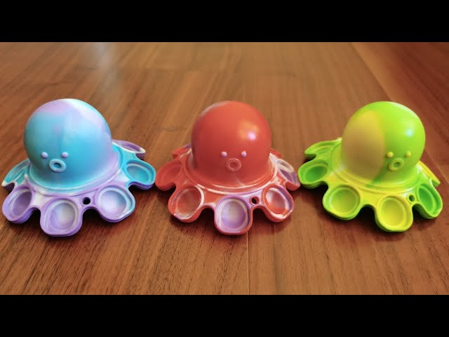 Reversible Octopus Pop It Unboxing - Flip Octopus Fidget Toy