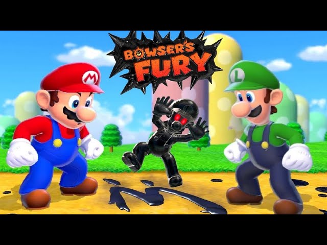 Bowser's Fury 2-Player - Full Game Walkthrough