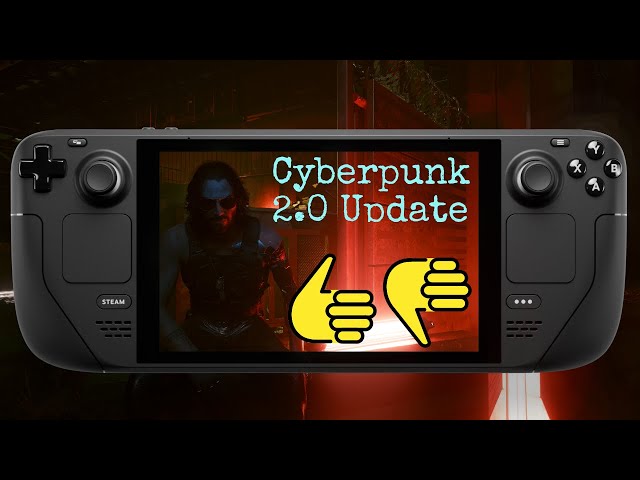 Cyberpunk 2077 2.0 Steam Deck | Ingame Video | Raytracing auf dem Steam Deck