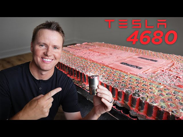 Picking up my New Tesla 4680 Battery!