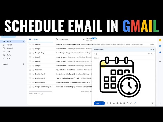 How to Schedule Email Sending in Gmail