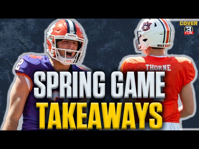 BIGGEST Spring Game Takeaways for Clemson, Auburn, NC State + College Football Headlines