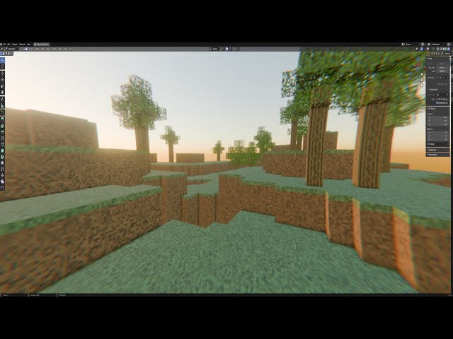 minecraft (with geometry nodes as a game engine)