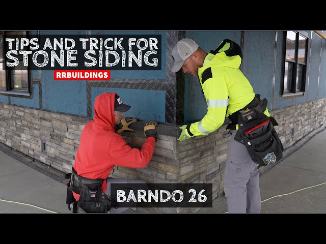 Tips when You are installing Versetta Stone Siding: Barndo 26