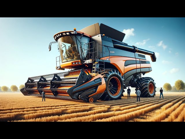 20 Gigantic Modern Agricultural Machinery In The Field