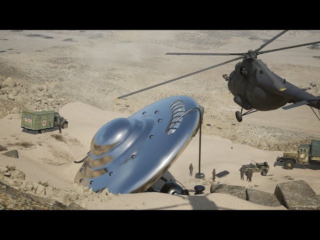UFO Crash Retrieval - The Kalahari UAP Incident // 3D  CGI Animation / Unreal Engine 5.2