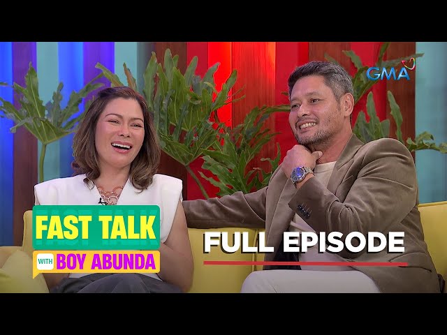 Fast Talk with Boy Abunda: Glydel and Tonton’s secret to a long-lasting marriage! (Full Episode 325)