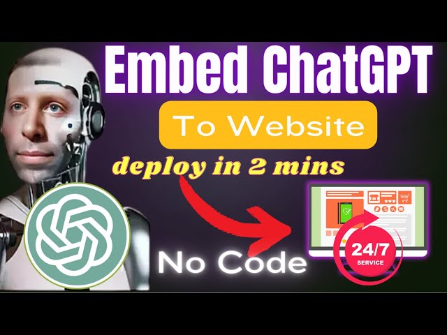🌟 Instant AI Upgrade: Embed Custom GPT into Your Website in Just 2 Minutes!