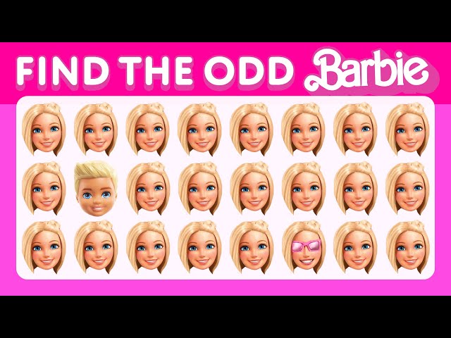 Find the ODD One Out - Barbie Edition 👱‍♀️❤️👱‍♂️ Barbie Movie 2023 Quiz