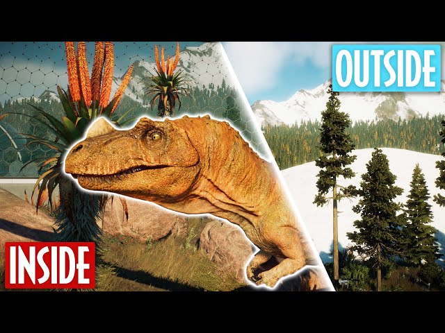 INDOOR BIOMES: AVIARIES WITH DINOSAURS (NO MODS!) | Jurassic World Evolution 2 Exhibit Tips #4
