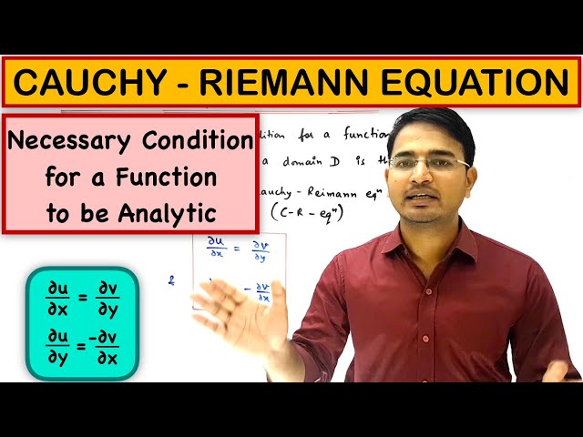 Cauchy-Riemann equations (c-r equations)...necessary condition for analytic function