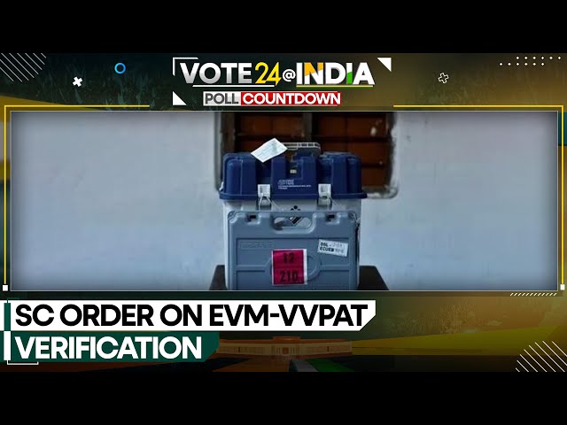 Lok Sabha elections 2024: Supreme Courts order on EVM-VVPAT verification likely today | India News