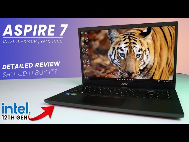 Acer Aspire 7 i5 12th Gen GTX 1650 Review | Best Gaming Laptop under 50000 in 2022 | i5-1240P