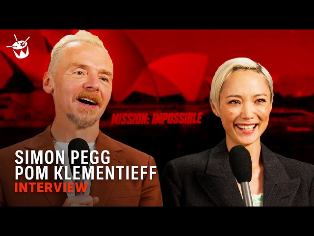 Simon Pegg & Pom Klementieff on their Mission: Impossible group chat and memes