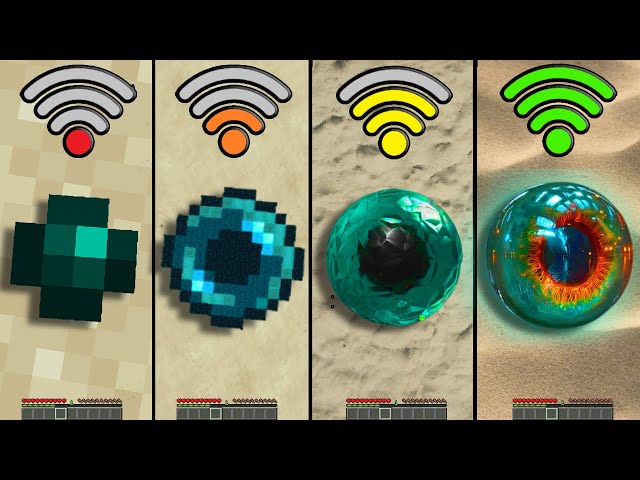 ender pearl with different Wi-Fi in Minecraft
