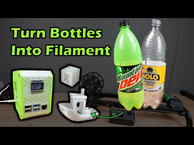 I Turned PET Bottles Into A 3D Printed Pi Case - DIY Bottle Recycler