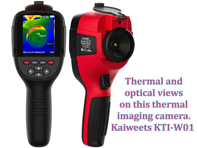 KAIWEETS KTI W01 Thermal imaging camera includes visible optical view too.