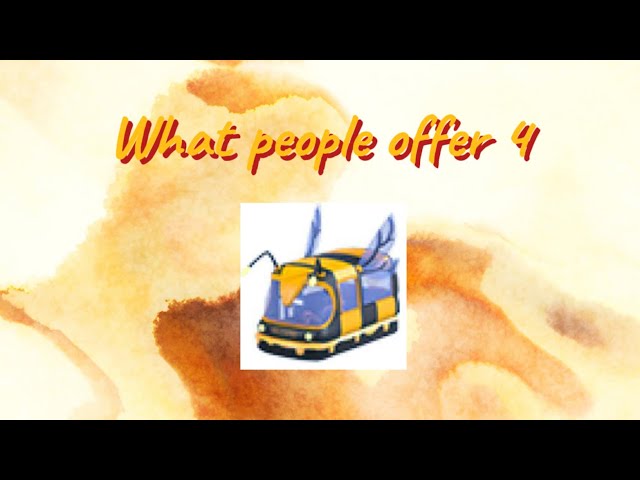 What people offer for a bee shuttle?🤔🐝