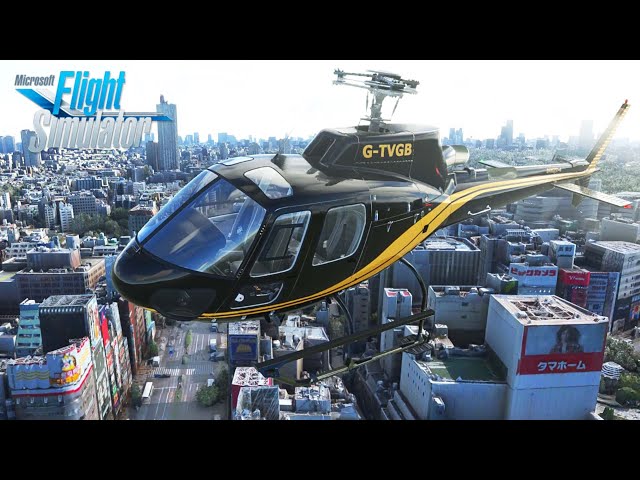 LIVE! Microsoft Flight Simulator | Hovering Above Tokyo | Airbus H125 Project