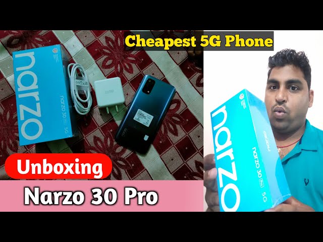Realme Narzo 30 Pro 5G Unboxing । Cheapest 5G Phone 2021। ⚡ Dimensity 800U,5000mAh, 5G And More