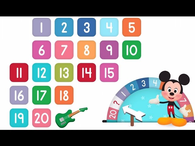 Learn Numbers Disney Buddies 123s | Kids Counting Numbers 1 to 20 by Disney
