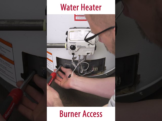 Water Heater - Burner Removal *Timelapse*