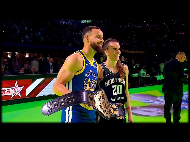 Stephen Curry vs Sabrina Ionescu 3-Point Contest - 2024 NBA All-Star Saturday Night