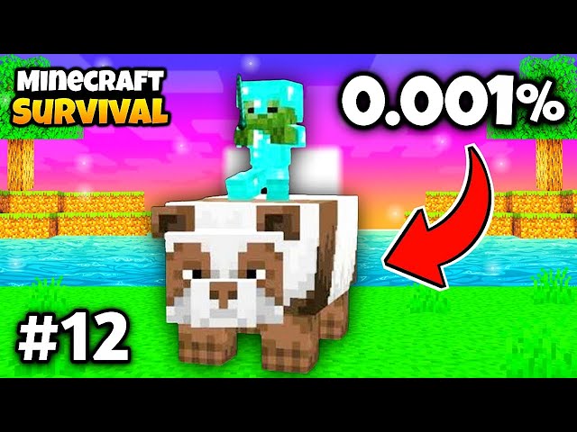 I Collected The Rarest Mobs In Minecraft Survival (Hindi)