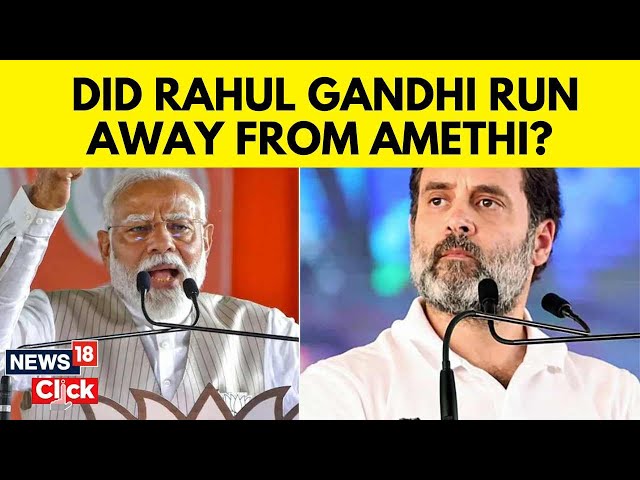 Don't Be Scared, Don't Run Away', PM Modi Tells Rahul For Not Contesting From Amethi Seat | N18V