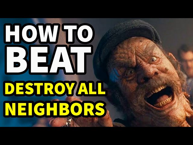 How To Beat THE UNDEAD FREAKS in DESTROY ALL NEIGHBORS