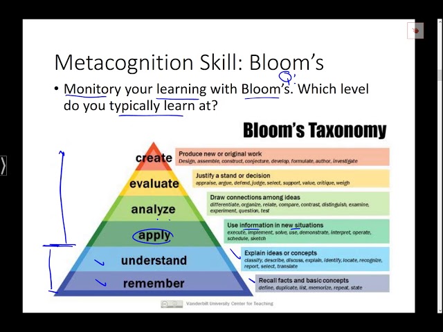 Metacognition Skills Learning to Learn
