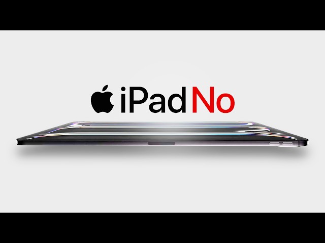 Apple is RUINING the iPad -- here's how to SAVE it.