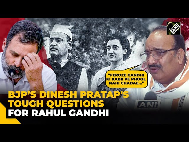 “Jo Pota Apne Dada Ka Nahi…” BJP’s Raebareli candidate Dinesh Pratap trains guns at Rahul Gandhi