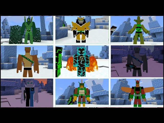 🆕🆓 ADD-ON BEN 10 v3.5 NEW ALIENS 👽 AND ENEMIES & OMNITRIX MINECRAFT 📱 ANDROID NEW VERSION 2024 part2