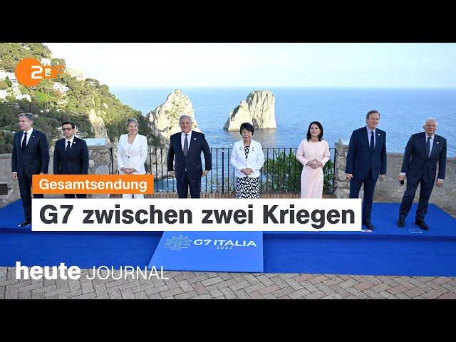 heute journal vom 18.04.2024 Treffen der G7-Außenminister, Prozess gegen Höcke, EU-Sondergipfel