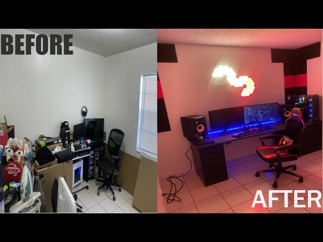 Completely Remaking My Gaming Setup - Renovating Game Room Video