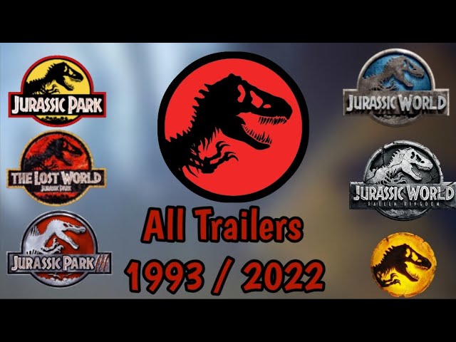 Evolution Jurassic park 1993 / 2022 Trailers