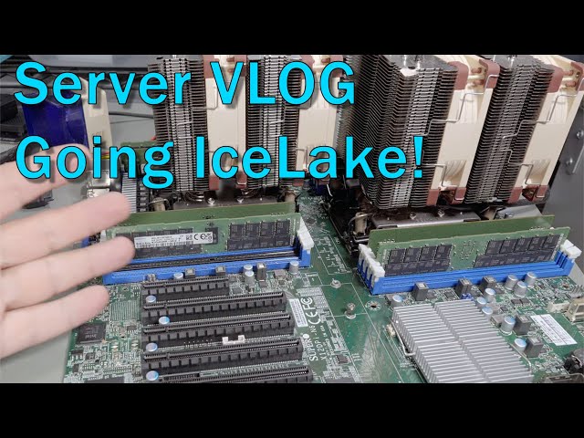 IceLake 64C/128C VM server upgrade VLOG 2023